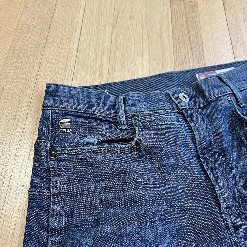 G Star‎ Raw D Staq Jeans Men 31x34 Japanese Fabric Denim Streetwear Slim Stretch